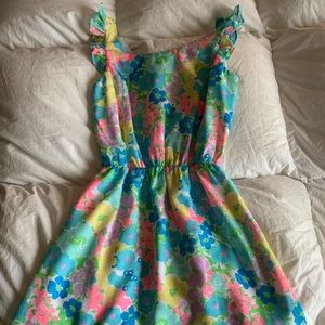 Lily Pulitzer Floral Ruffle Dress
